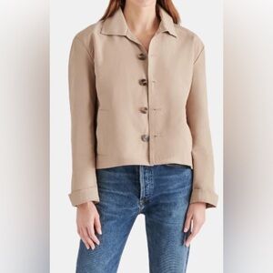 Steve Madden-Cropped Trench Jacket- size Small- NWT